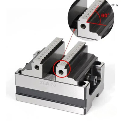 Self-centring VisePrecision Pneumatic FixtureFlat ViseFour-axisFive-axis
