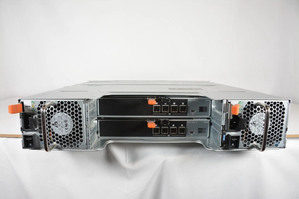Dell PowerVault MD1420 Storage Array  2x 12G-SAS-4 2PS 24Bay 12x Caddy - Image 3 of 4