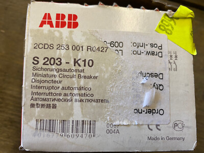 ABB S 203-K10 NEU-OVP