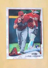 2014 Topps Chrome Atomic Refractor /10 Chris Owings #161 Rookie RC SSP 