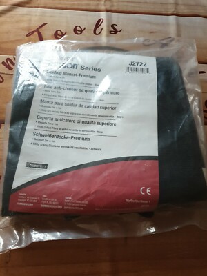 Jackson Wilson Serie Schweißdecke Premium 2x1m glasfaserbeschichtet SCHWARZ a1