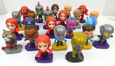 4J The Avengers Endgame Movie Action Figure Lot 23 Pc McDonalds