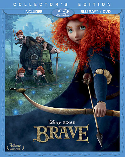 Brave on Blu-Ray Disc Disney Pixar 2012 Collector's Edition