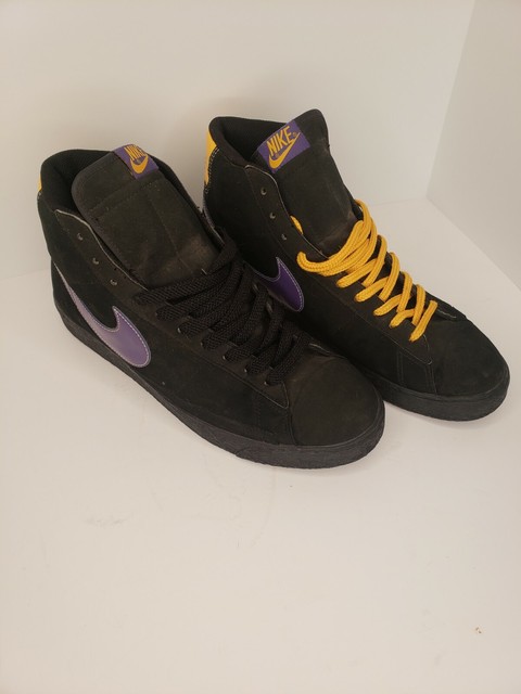 Size 10.5 - Nike Blazer High Lakers for sale online | eBay