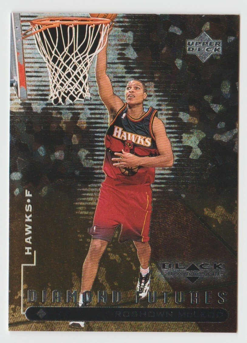 1998-99 Upper Deck Black Diamond #112 Roshown McLeod RC - Atlanta Hawks