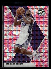 2019-20 Panini Mosaic #188 Harrison Barnes #188 Camo Pink Prizm Sacramento Kings