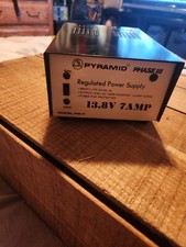 PYRAMID PHASE III REGULATED POWER SUPPLY 13.8V 7AMP MODEL No. P8-7