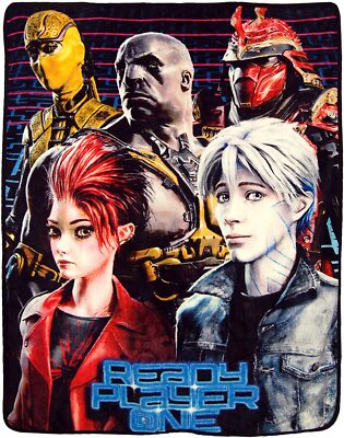 Disney's Ready Player One, ''Treasure Hunters'' Micro Raschel Throw Blanket