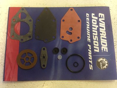 Evinrude Johnson 25HP 40HP 50HP 75HP 90HP Fuel Pump Repair Kit Genuine Outboard