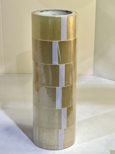 Case of 36 Packaging Tape Rolls 2" x 55 Yards 1.6mil Clear Adhesive TA-2X55-16E - Picture 2 of 2