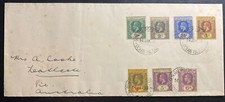1939 Ocean Gilbert & Ellice Island King George V Stamps Cover To Australia