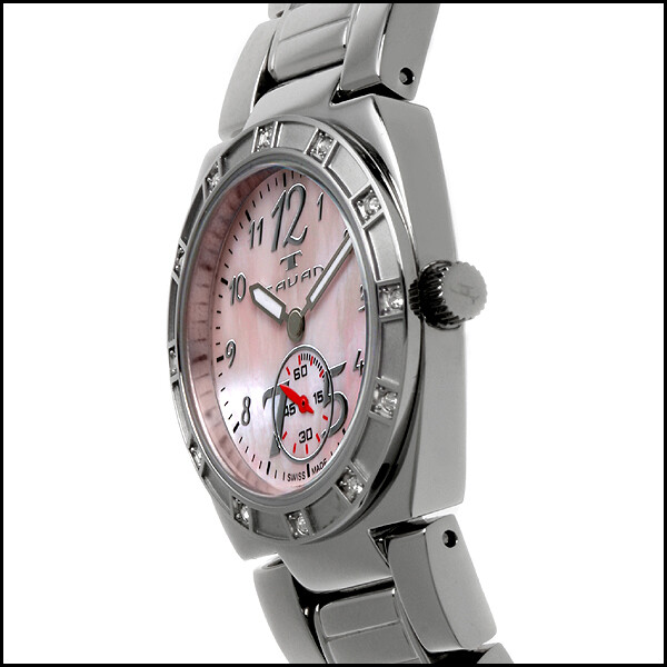 NEW TAVAN SWISS MADE PINK MOTHER OF PEARL DIAMOND BEZEL  display picture 3