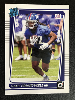 2021 Donruss #313 Gary Brightwell Rated Rookie