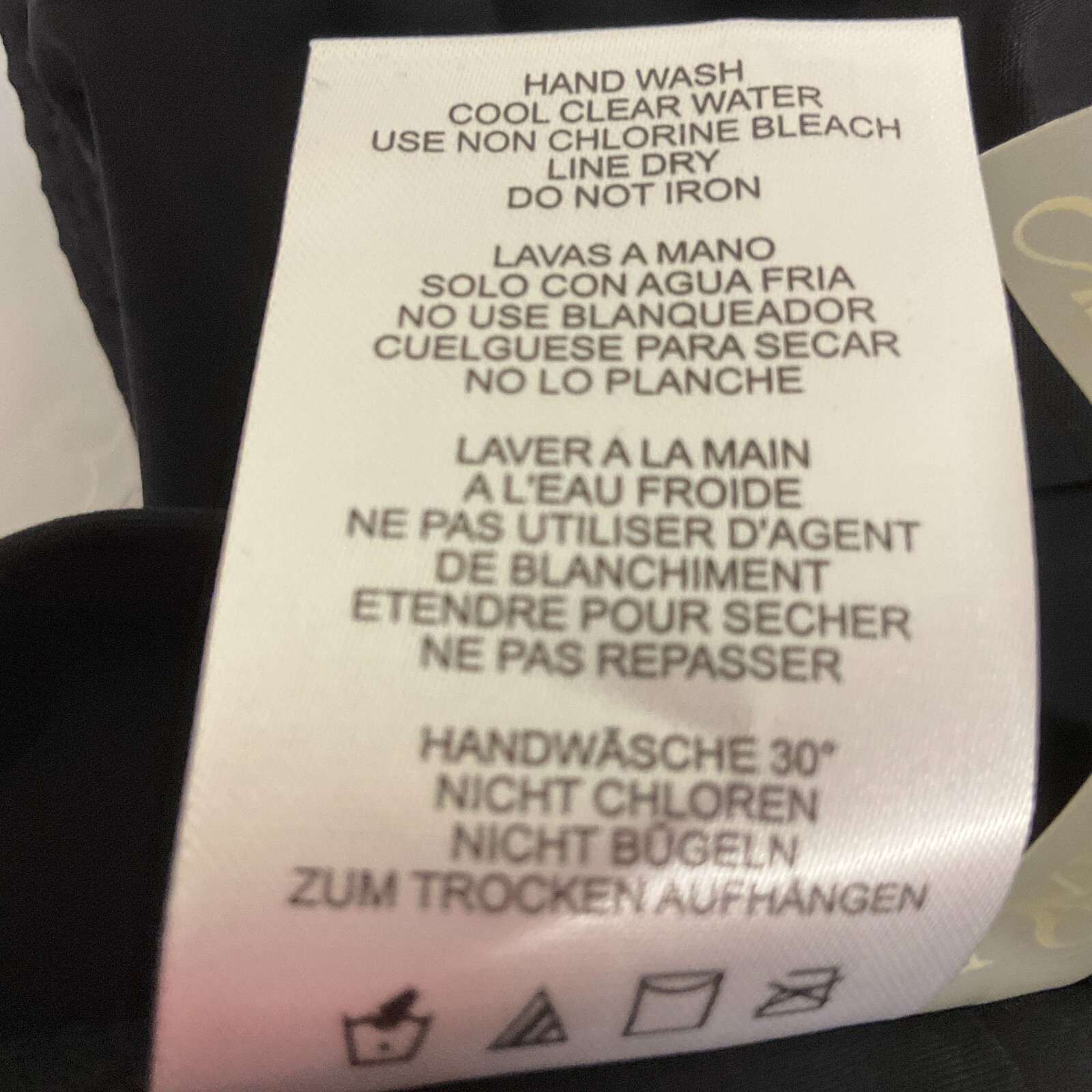 Skinny Dippers Dream Swim Bottoms Womens Size M Black Gem