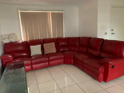 Urgent Sale Harvey Norman Lounge With Electric Recliner Sofas
