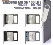 For Samsung Galaxy Tab S6 SM-P610 / S6 Lite 5G SIM Tray MicroSD Card Holder Slot