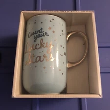 Modern Expressions “Count Your Lucky Stars” Mug NIP