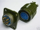 Military Aviation Type 10-Pin Twist Male & Female Connector Y2M10ZJ  +  Y2M10TK