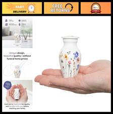 Elegant Cremation Urn for Adult Female Ashes  Decorative Memorial Keepsake  Ha