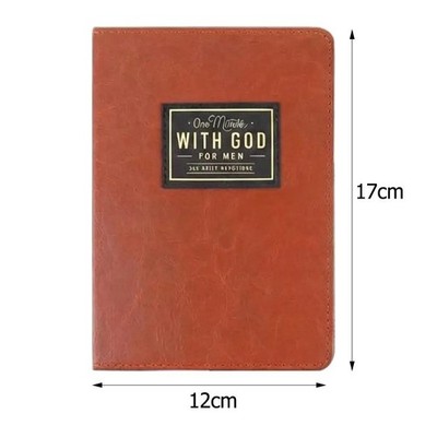 One Minute with God for Men   365 Devotions (Brown Faux Leather)