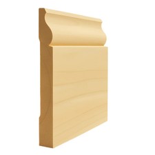 EWBB13 Colonial Baseboard 7-1/4" Tall x 11/16" Moulding. Unfinished