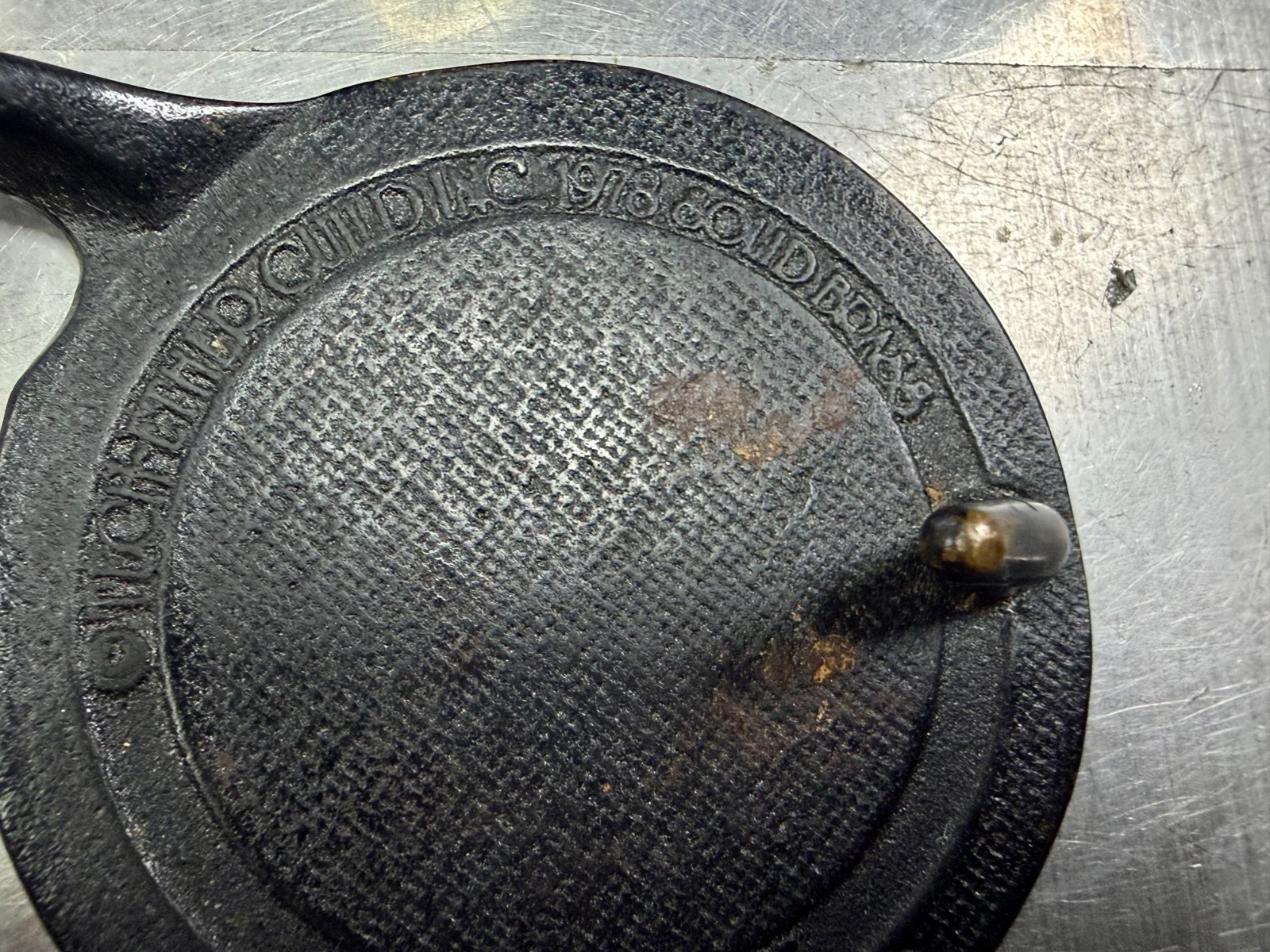 Maple Leaf Solid Brass Vintage 1978 Round Belt Bu… - image 11