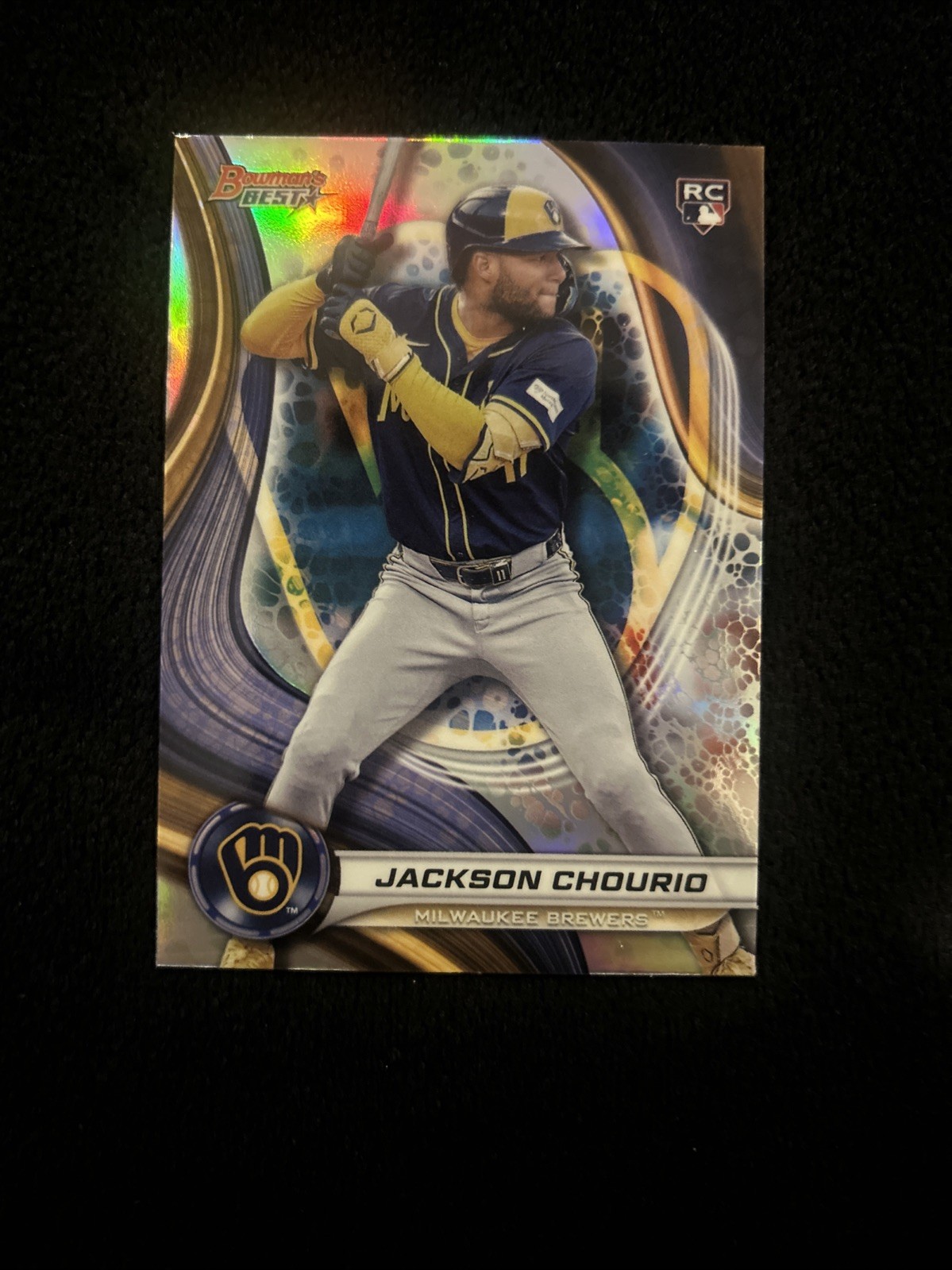 2024 Bowman's Best - Jackson Chourio #38 Refractor (RC)