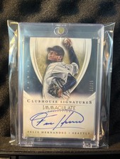 2014 Panini Immaculate Clubhouse signatures 11/15 Felix Hernandez Autograph