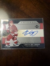 2005-06 Upper Deck Trilogy Scripts Ladislav Nagy #SFS-LN Auto