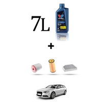 Hoffcar Set Service 3 Filter Und 7L ÖL FüR Audi A6 (C7) 3.0 Tfsi 220Kw Von 201