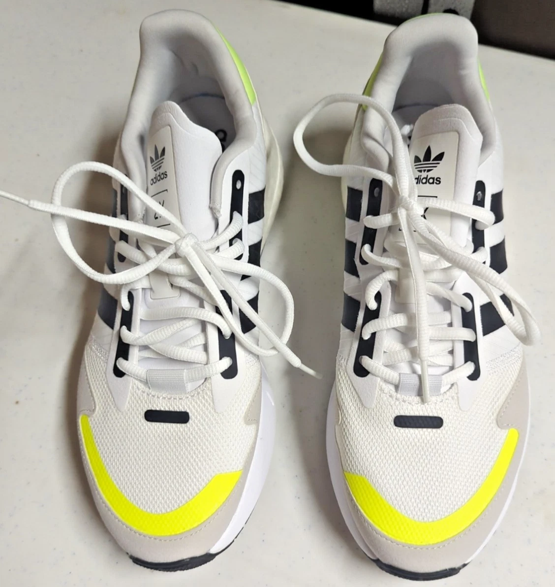 Adidas ZX 1K Boost White Solar Yellow for sale | eBay