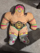 Vintage 1990 The Ultimate Warrior Tonka WWF Wrestling Buddies Pillow Plush