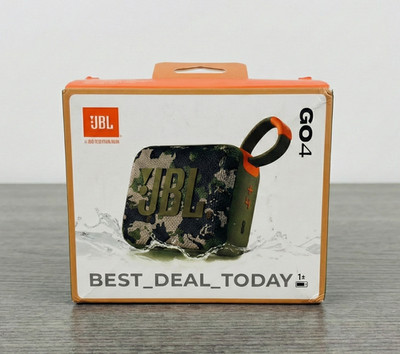 JBL Go 4 Ultra-Portable Waterproof Dustproof Bluetooth Speaker 7 Hours Go4 Black