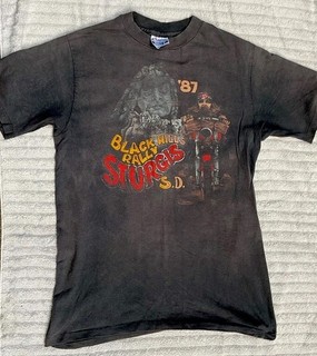 Vintage Harley Davidson ‘87 Sturgis S.D. Black Hills Rally Shirt Mens Size Med