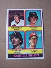 Ron Guidry 1976 Topps baseball Rookie card #599 VG. rookie card picture