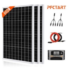 Solar Panel Kit 300W 360W 450W 600W Monocrystalline Home Shed Off Grid Camping