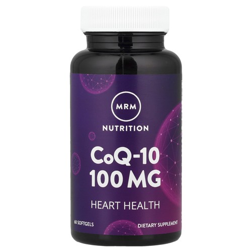 MRM CoQ-10 100 mg 60 Softgels Egg-Free, Fish Free, Gluten-Free, GMP Quality