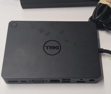 Dell WD15 USB-C Docking Station w/ AC Adapter HDMI VGA USB 3.0 for Latitude