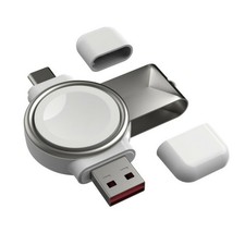 USB  USB-C Dual Interface Wireless Charger For iWatch 2/3/SE/4/5/6/7 Watch