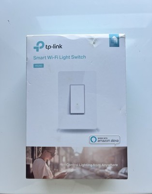TP-Link HS200 Smart Wi-Fi Light Switch Works With Alexa Remote Control White