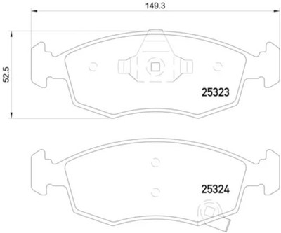 Genuine Hella Pagid Disc Brake Pad Set 355016231