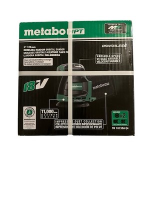 Metabo HPT  5'' 125 mm Cordless Random Orbital Sander-18V Brushless -MultiVolt