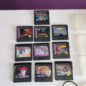 SEGA Game Gear Black Video Game Handheld Console With Games GAMEGEAR NOT WORKING