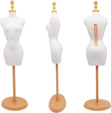 Doll Dress Form Mannequin Dress Form Torso Stand with Base Stand for Apparel Des