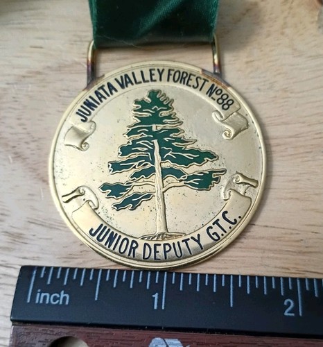 Vintage Tall Cedars Lebanon Juniata Valley Forest No. 88 GTC Medal Deputy Ribbon - Picture 15 of 18