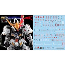 for MGSD Master Grade SD Barbatos Water Slide UV Light-Reactive Decal ASW-G-08