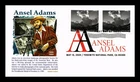 US COVER ANSEL ADAMS PHOTOGRAPHER IMPERFORATE FDC COMBO PANDA CACHET