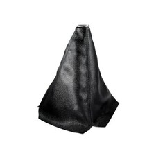 Car Shift Knob Dust Cover, Automotive Shifter Boot Sleeve Leather, Black