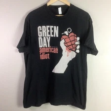 Green Day American Idiot tour Tultex T Shirt Black XL