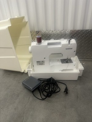 Brother XM3700 37-Stitch Sewing Machine w/ Foot Pedal Hard Case Tested Working